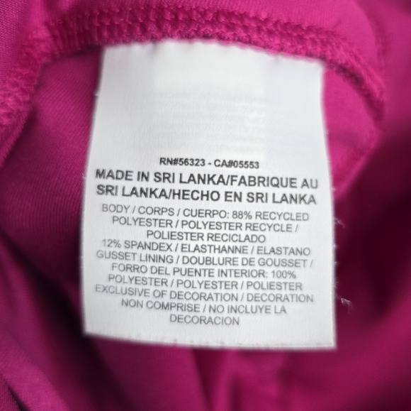 NIKE Women’s LEGEND Dri-Fit Training Capri/Tights Fuchsia Pink Size S - Picture 4 of 4